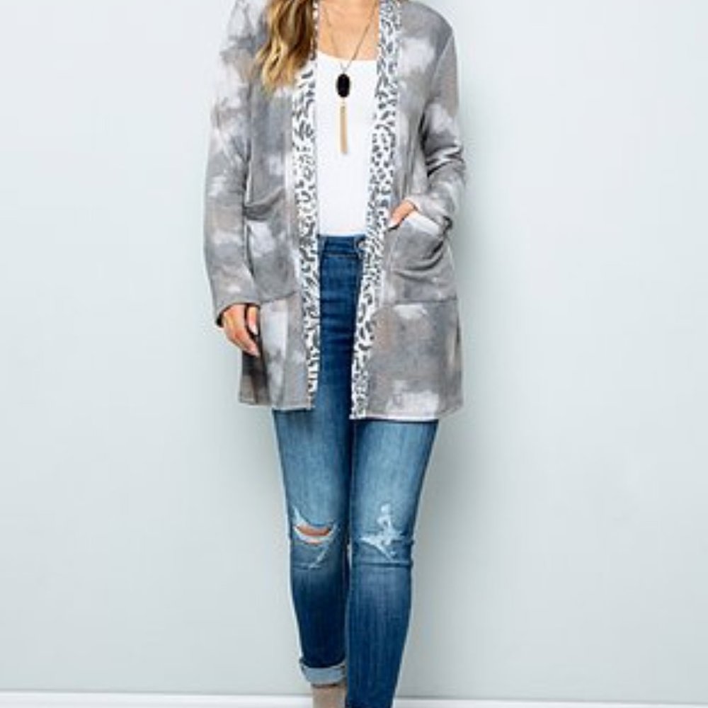 Leopard Print Cardigan